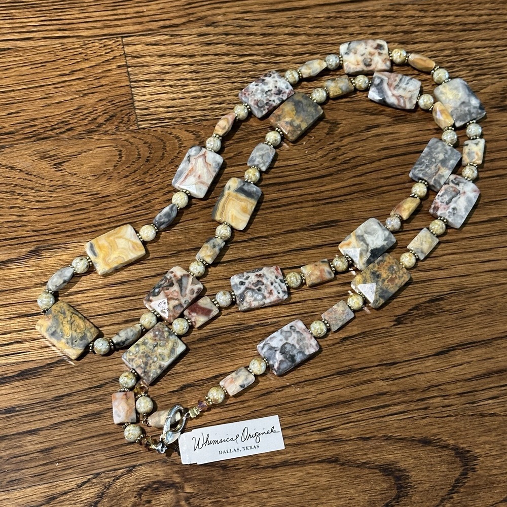 Southwestern Artisan Belt 44 Inch Adjustable Multicolor Agate Beaded Gemstones
